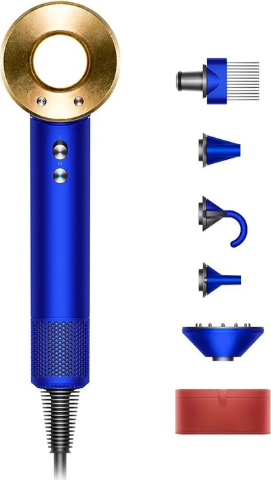 Dyson Supersonic HD07 blau/gold
