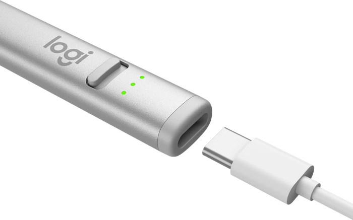 Logitech Crayon USB-C, silber
