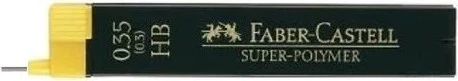 Faber-Castell Super-Polymer Druckbleistiftmine H 0.35mm graphit
