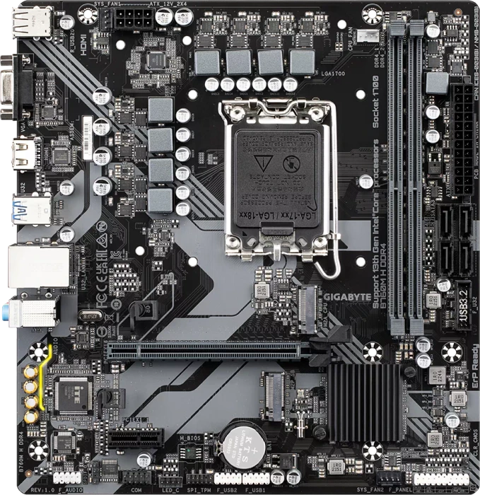 GIGABYTE B760M H DDR4 (Intel 1700)