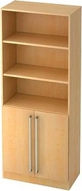 Hammerbacher Schrank 5OH V7700, Chromgriff, ahorn, Aufbewahrungskombination