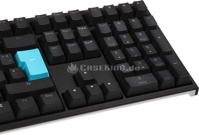 Ducky One 2 Backlit PBT, LEDs weiß, schwarz, MX RED, USB, DE