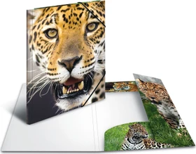 Herma Sammelmappe, A4, Tiermotiv Leopard