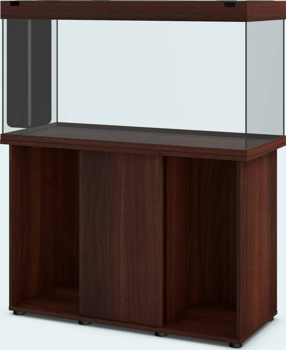 Juwel Rio 350 LED Aquarium-Set mit Unterschrank, dunkles Holz/dunkles Holz, 350l