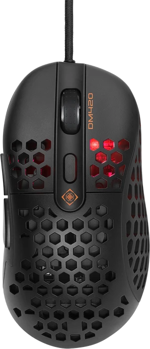 Deltaco DM420 Ultra-Light Gaming Mouse schwarz, USB