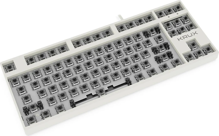 Krux Atax Pro RGB, Creator Retro, TKL, PBT, LEDs RGB, Gaote Outemu BLACK, USB, US