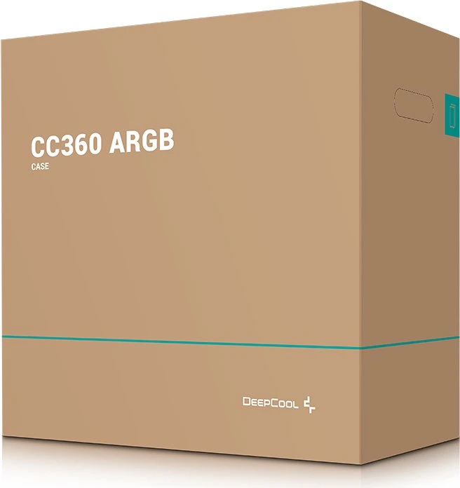 DeepCool CC360 ARGB, schwarz, Glasfenster