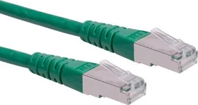 Roline / Secomp GHMT Patchkabel, Cat6, S/FTP, RJ-45/RJ-45, 10m, grün