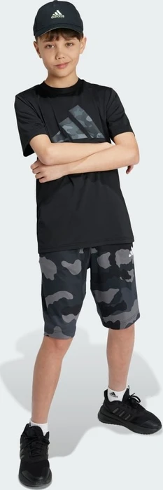 adidas Train Essentials Seasonal Print Shorts schwarz (Junior)