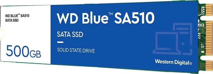 Western Digital WD Blue SA510 SSD 500GB, M.2 2280 / B-M-Key / SATA 6Gb/s