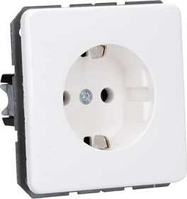 Jung Serie CD SCHUKO Steckdose Duroplast 16A 250V, alpinweiß