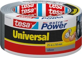 tesa extra Power Universal silber, Gewebeband, 50mm/25m, 1 Stück
