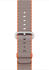 Apple Nylon-Armband kariert für Apple Watch 38mm orangerot
