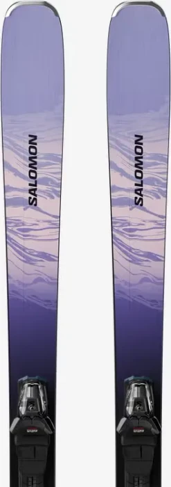 Salomon Stance 84 + M11 sweet lavender/bleached denim (inkl. Bindung) (Damen) (Modell 2025/2026)