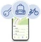 Hama Schlüsselfinder Item Finder für Apple "Wo ist"-App Bluetooth weiß Vorschaubild