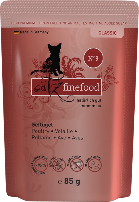 Catz finefood No., 3 Geflügel, 85g