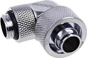 Alphacool Eiszapfen 90° Schlauchanschluss G1/4" auf 16/10mm, verchromt