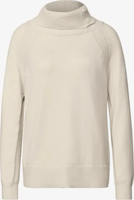 Street One Stehkragen Pullover tusk cream mel. (Damen)