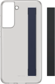 Samsung Slim Strap Cover für Galaxy S21 FE Dark Grey