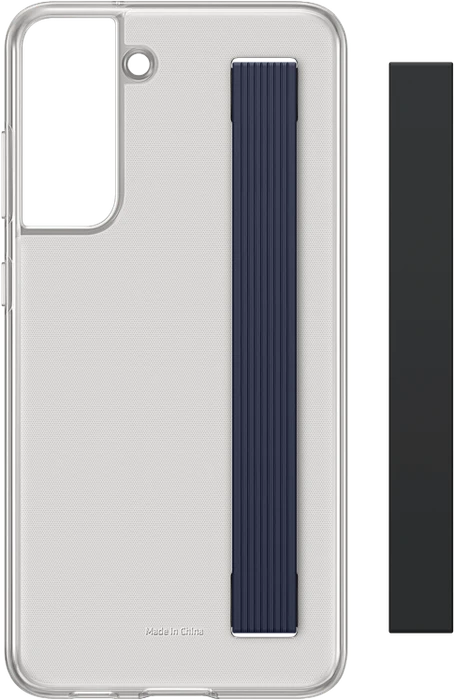 Samsung Slim Strap Cover für Galaxy S21 FE Dark Grey