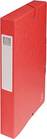 Exacompta Archivbox Colorspan Karton 40mm, A4, rot
