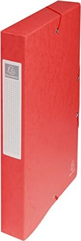 Exacompta Archivbox Colorspan Karton 40mm, A4, rot