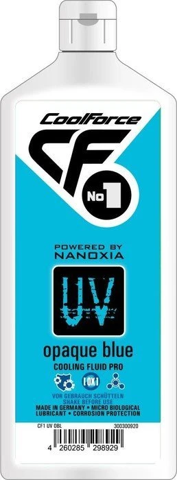 Nanoxia CoolForce No.1 Cooling Fluid Pro, Kühlflüssigkeit, 1000ml, UV Opaque blau