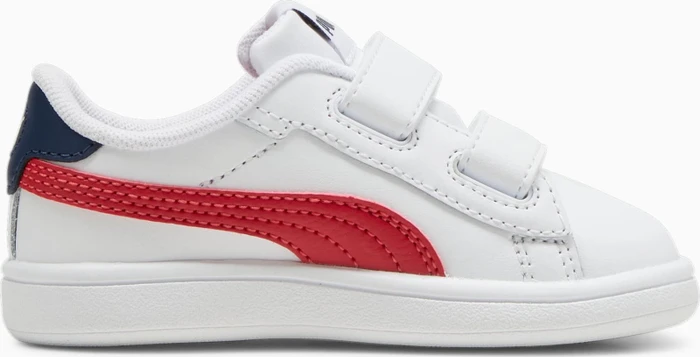 Puma Smash 3.0 Leather V puma white/club red/club navy (Junior)
