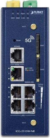 Planet Industrial 5G Cellular Gateway, Industrial, 5G