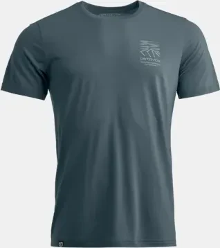 Ortovox 150 Cool Mountain Mission Funktionsshirt kurzarm dark arctic grey (Herren)