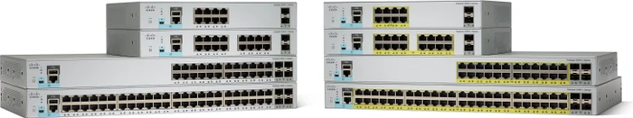 Cisco Catalyst 2960-L LAN Lite Rackmount Gigabit Managed Switch, 48x RJ-45, 4x SFP