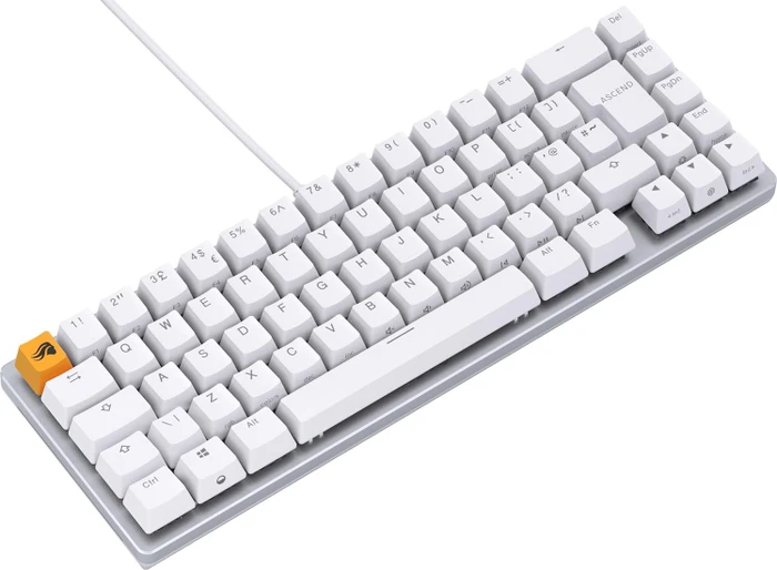Glorious GMMK 2 Compact, 65%, weiß, LEDs RGB, Glorious Fox Linear, USB, UK