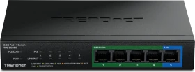 TRENDnet TPE Desktop 2.5G Switch, 5x RJ-45, 135W PoE++ (TPE-BG350)