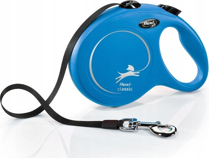 flexi New Classic XS, Gurt, 3m, blau (504536)