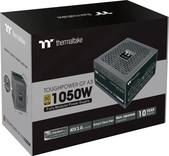 Thermaltake ToughPower GF A3 Gold 1050W, ATX 3.0