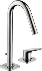 Hansgrohe Axor Citterio M 2-Loch Waschbeckenarmatur 160 mit Zugstange chrom