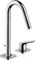 Hansgrohe Axor Citterio M 2-Loch Waschbeckenarmatur 160 mit Zugstange edelstahloptik Vorschaubild