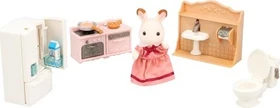Epoch Sylvanian Families - Möbel-Sets - Einrichtung Komplett Set für Starter-Haus