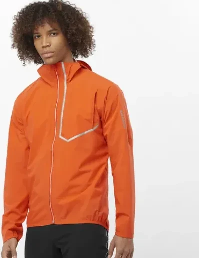 Salomon Bonatti Trail Laufjacke cherry tomato (Herren)