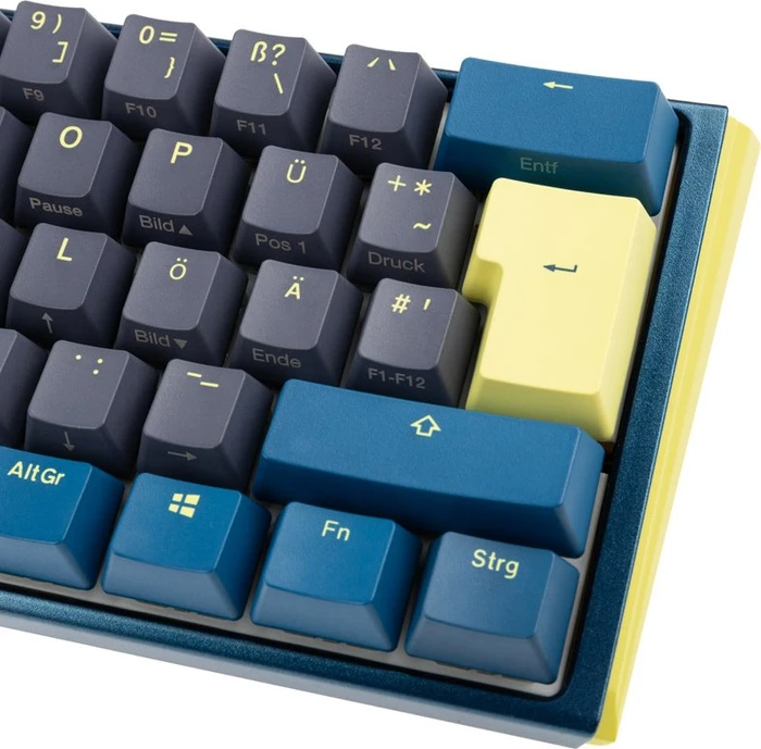 Ducky One 3 DayBreak Mini PBT blau, LEDs RGB, MX RGB RED, USB, DE
