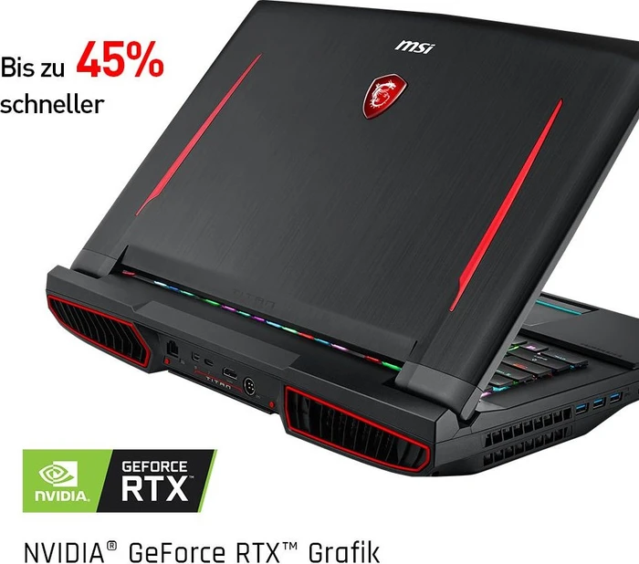 MSI GT75 Titan 10SG-480, Core i7-10875H, 64GB RAM, 1.02TB SSD, 1TB HDD, GeForce RTX 2080, DE