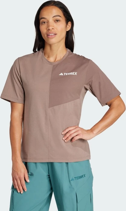 adidas Terrex Multi Climacool Funktionsshirt kurzarm trace brown/earth strata (Damen)