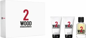 DSquared2 2 Wood EdT 50ml + Body Lotion 50ml + Duschgel 50ml Duftset