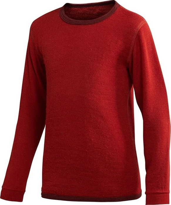 Woolpower Kids Crewneck 200 Funktionsshirt langarm autumn red (Junior)