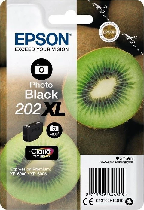 Epson Tinte 202XL schwarz photo