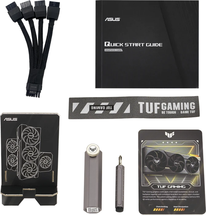 ASUS TUF Gaming GeForce RTX 4090 OC, TUF-RTX4090-O24G-GAMING, 24GB GDDR6X, 2x HDMI, 3x DP