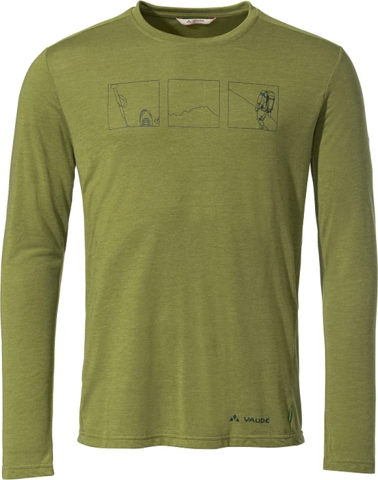 Vaude Rosemoor II Funktionsshirt langarm avocado (Herren)