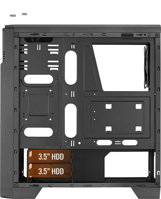 AeroCool Ore, Glasfenster