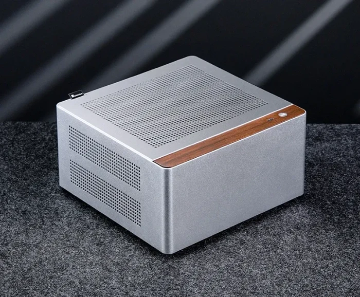 Jonsbo NV10, silber, Mini-ITX