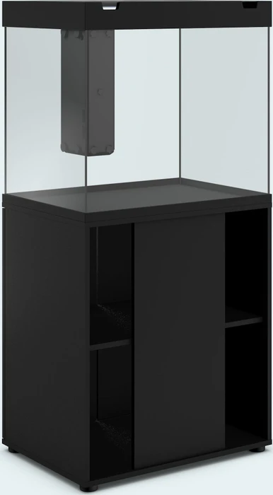 Juwel Lido 200 LED Aquarium-Set mit Unterschrank, schwarz/schwarz, 200l